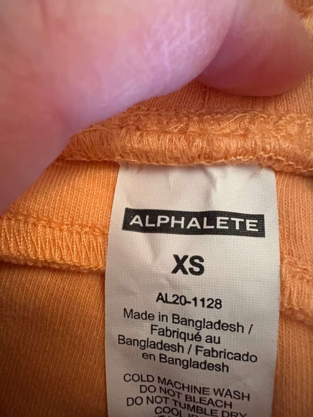 Alphalete Peach Drawstring Joggers - Picture 3 of 6